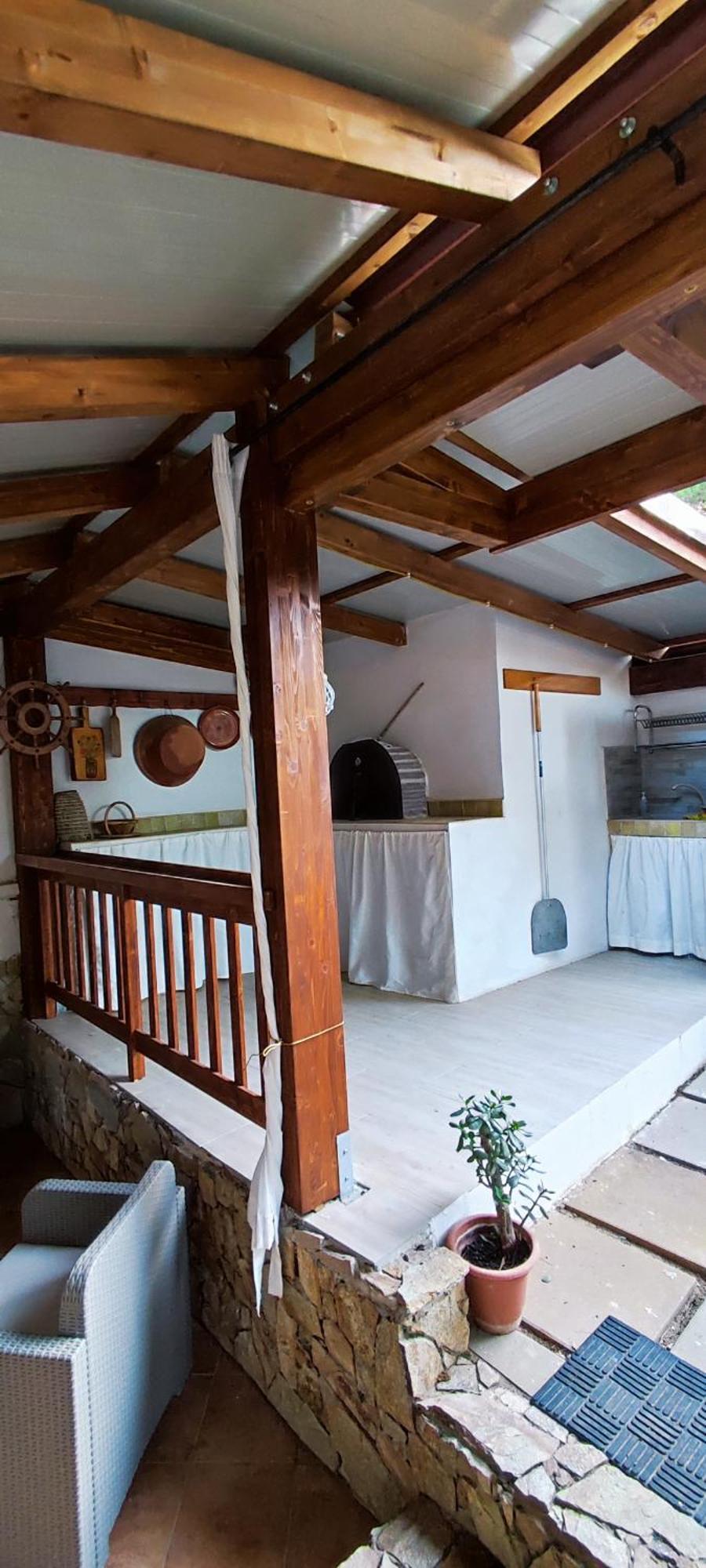 Casa Del Pino Villa Porto Pino Buitenkant foto